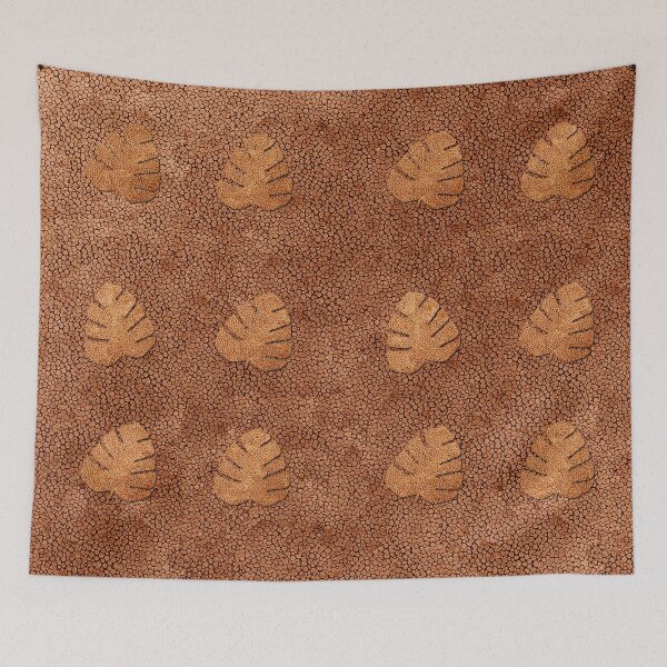 Item preview, Copper Look Monstera Leaf Pattern designed and sold by technotext.
