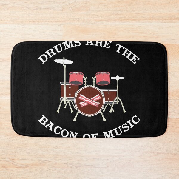 Item preview, Retro Vintage Drum and Bacon Design Drummer Drumming Band  designed and sold by Rzelemenz.