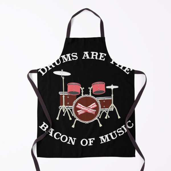 Item preview, Retro Vintage Drum and Bacon Design Drummer Drumming Band designed and sold by Rzelemenz.