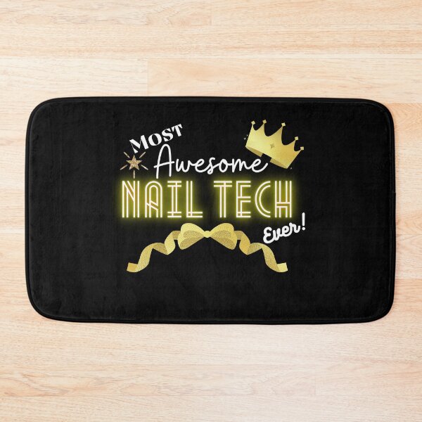 Item preview, Most Awesome Nail Tech Ever - Work Employee Motivational Quotes designed and sold by Witfulwisdom.