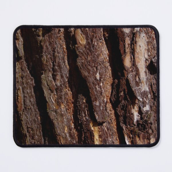 Item preview, Black pine tree bark pattern designed and sold by Treemonk.