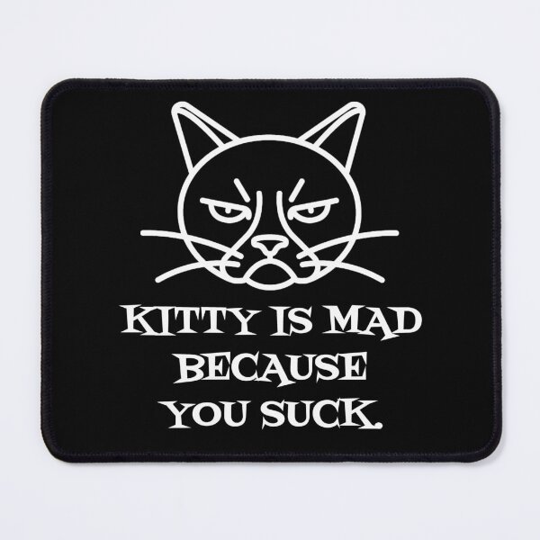 Item preview, Kitty is Mad (White) designed and sold by kennedywesley.