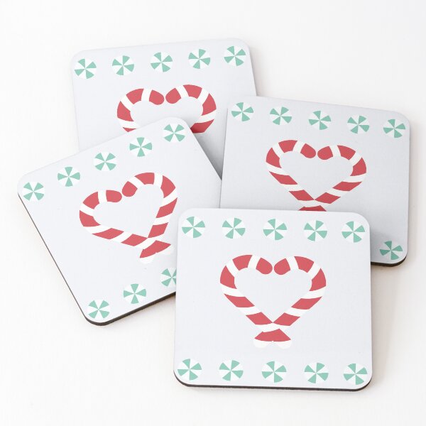 Item preview, Candy Cane Heart Pattern designed and sold by B. P..