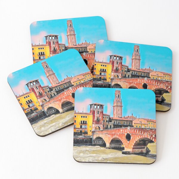 Item preview, Verona Cityscape designed and sold by Sofia-Draws.