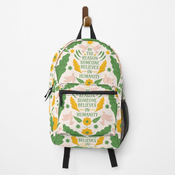 Item preview, Be the Reason Someone Believes in Humanity - Typography Beautiful Quotes Greenery Floral designed and sold by Ranggasme.