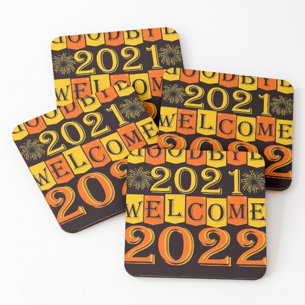 Item preview, Good Bye 2021 Welcome 2022, Happy New Year designed and sold by RED FIR.