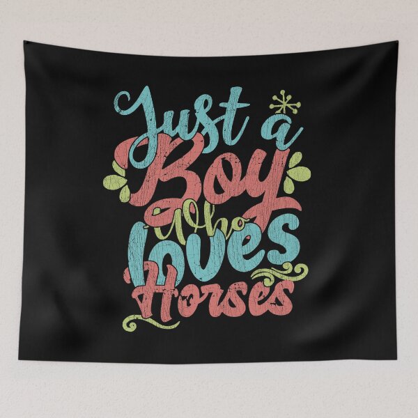 Item preview, Just A Boy Who Loves Horses Gift graphic designed and sold by theodoros20.