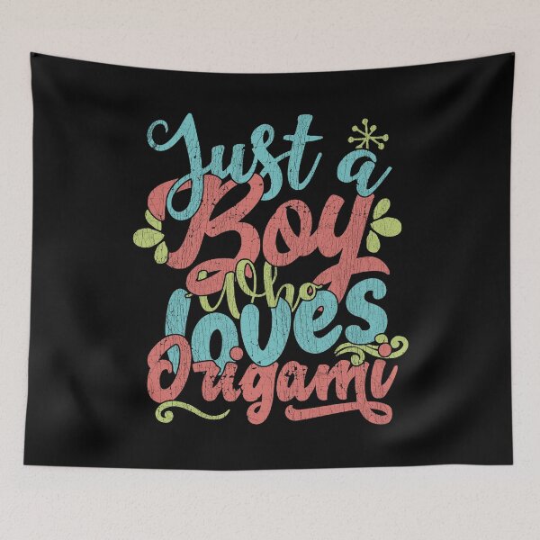 Item preview, Just A Boy Who Loves Origami Gift graphic designed and sold by theodoros20.