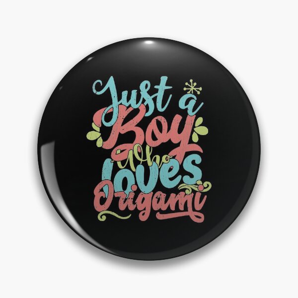 Item preview, Just A Boy Who Loves Origami Gift graphic designed and sold by theodoros20.