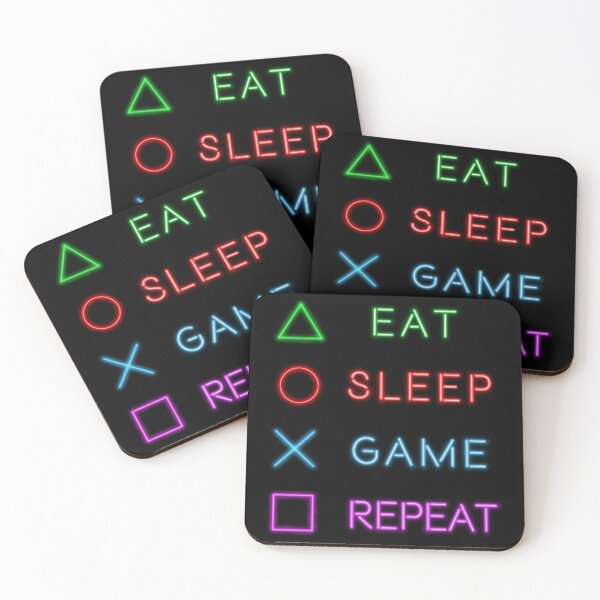 Item preview, Eat Sleep Game Repeat designed and sold by My Digital Mind.