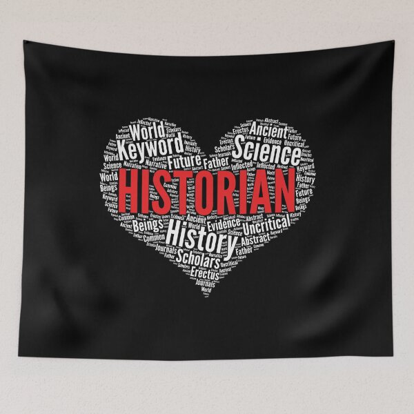 Item preview, Historian Heart Shape Word Cloud History product designed and sold by theodoros20.