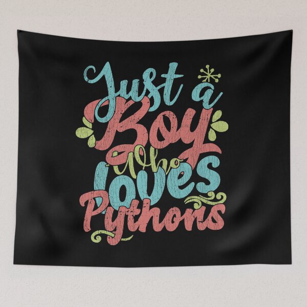 Item preview, Just A Boy Who Loves Pythons Gift graphic designed and sold by theodoros20.