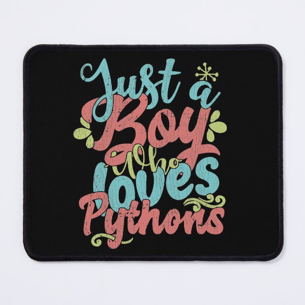 Item preview, Just A Boy Who Loves Pythons Gift graphic designed and sold by theodoros20.