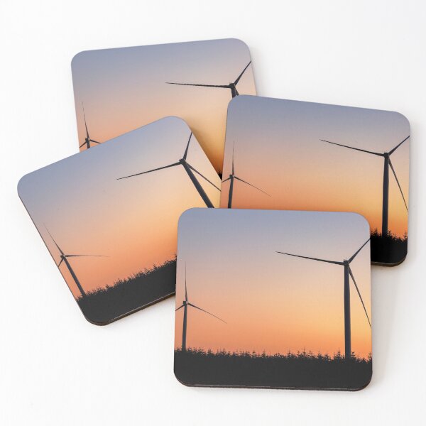 Item preview, Windfarm at Sunset designed and sold by derekbeattie.