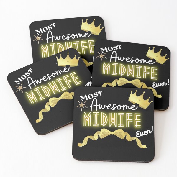 Item preview, Most Awesome Midwife Tech Ever - Work Employee Motivational Quotes designed and sold by Witfulwisdom.