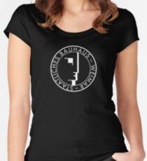 BAUHAUS WEIMAR (BLACK) Women's Fitted Scoop T-Shirt