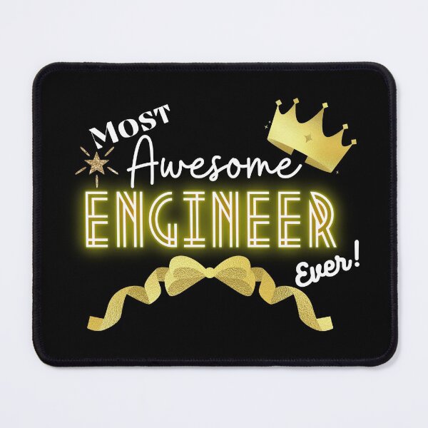 Item preview, Most Awesome Engineer Tech Ever - Female Engineer Motivational Quotes designed and sold by Witfulwisdom.