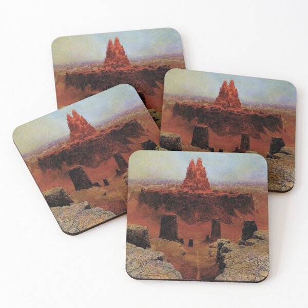 Item preview, Untitled (Desert), by Zdzisław Beksiński designed and sold by JustContemplate.