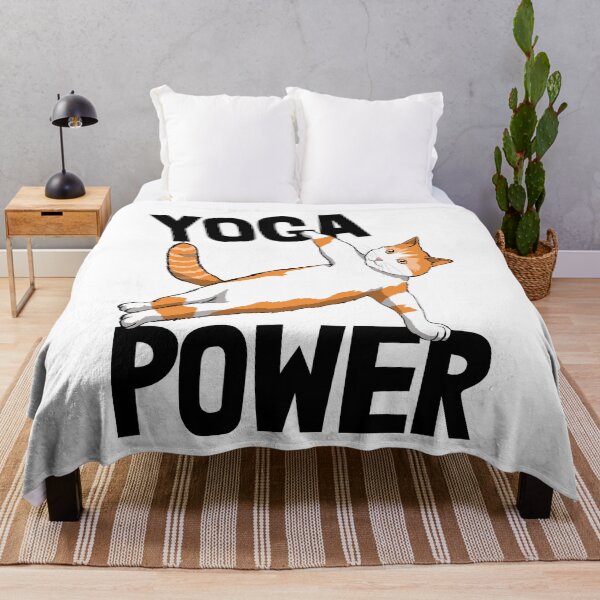 Item preview, Yoga Power Cat designed and sold by Bendthetrend.