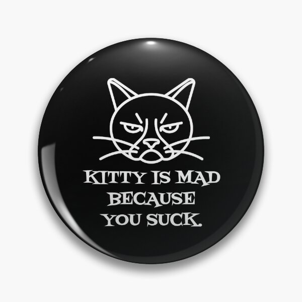 Item preview, Kitty is Mad (White) designed and sold by kennedywesley.
