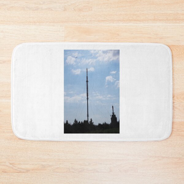 Item preview, Lookout tower on the mountain in summer designed and sold by Montrepeneuer.