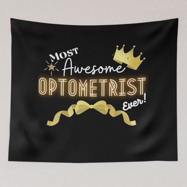 Item preview, Most Awesome Optometrist Tech Ever - Female job role Motivational Quotes designed and sold by Witfulwisdom.
