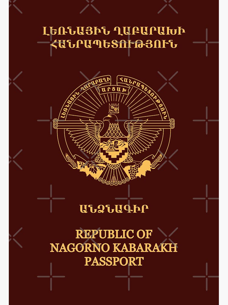 Nagorno Kabarakh Passport Sticker For Sale By Hakvs Redbubble 9524