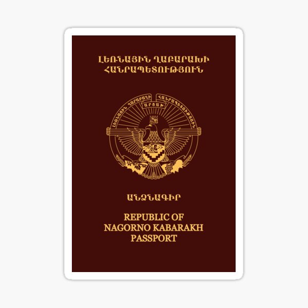 Nagorno Kabarakh Passport Sticker For Sale By Hakvs Redbubble 5219