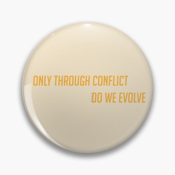 Item preview, Only through conflict - Doomfist designed and sold by badgerinafez.