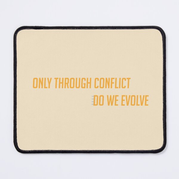 Item preview, Only through conflict - Doomfist designed and sold by badgerinafez.