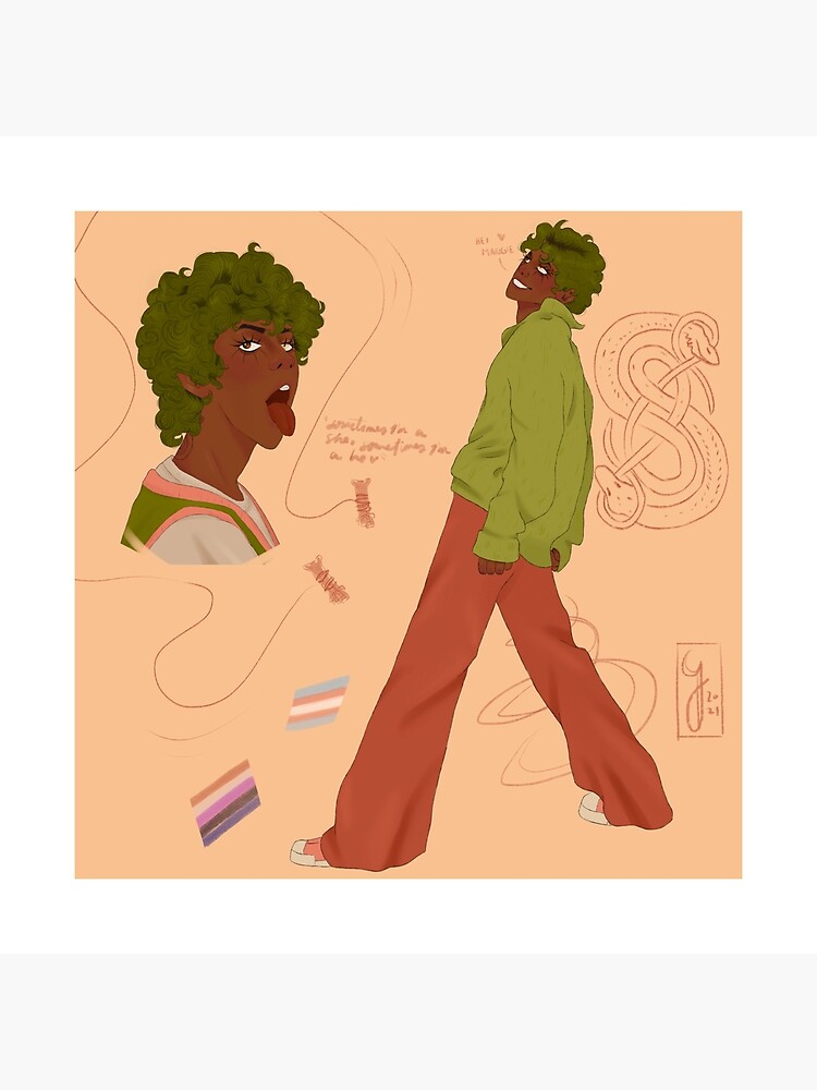 Alex Fierro- Magnus chase | Art Board Print