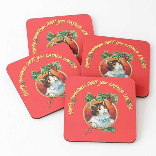 Item preview, Merry/Happy Christmas 2021 You Catnis Lovers made for Cat/Kitty Lovers. designed and sold by Reubens-Art.