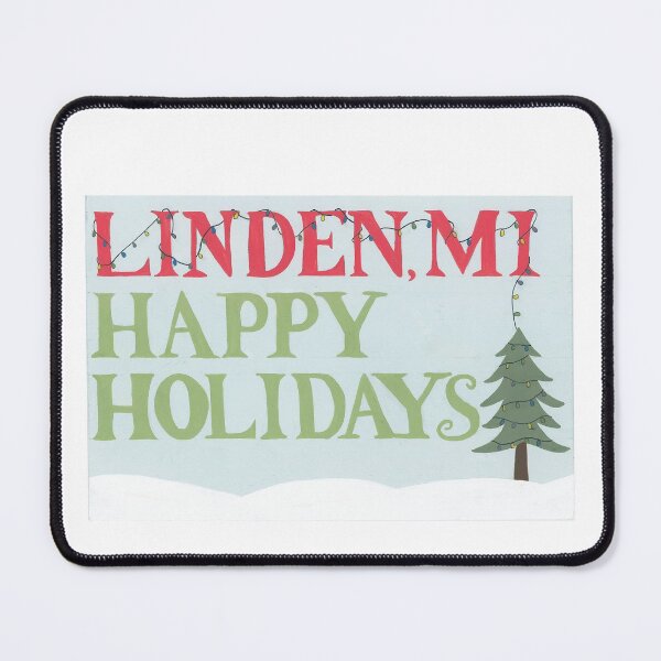 Item preview, Linden, MI Happy Holidays designed and sold by LindenNAHS.
