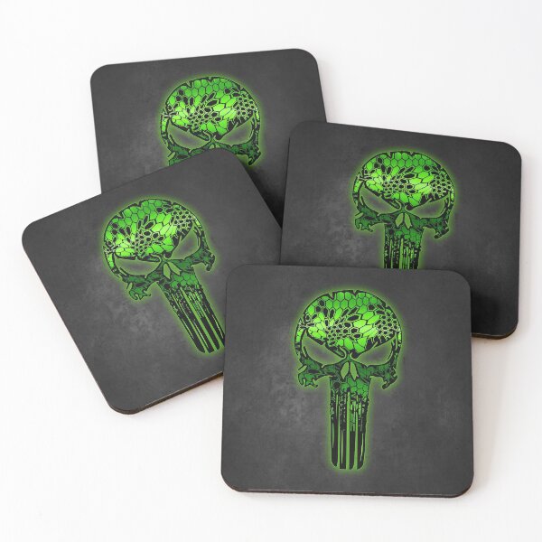 Item preview, Calavera de castigo verde lima designed and sold by artistwill.