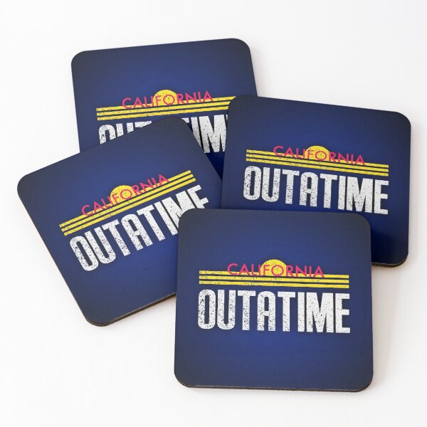 Item preview, California Outa Time License Plate Funny Geek Gift designed and sold by RAWWR.