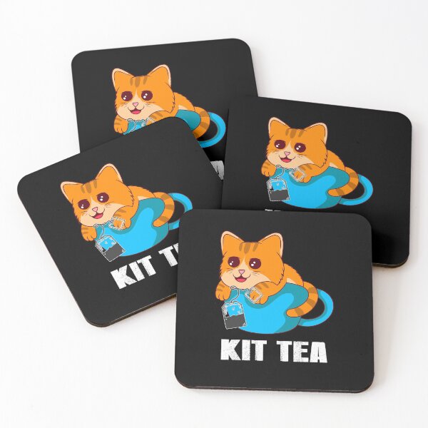 Item preview, Kit Tea, Kitty Tea Pun designed and sold by SportyDogShop.