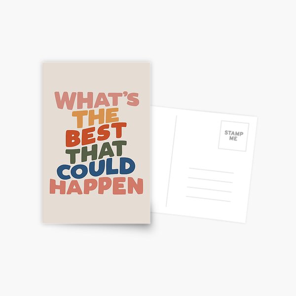 Item preview, What's The Best That Could Happen designed and sold by MotivatedType.