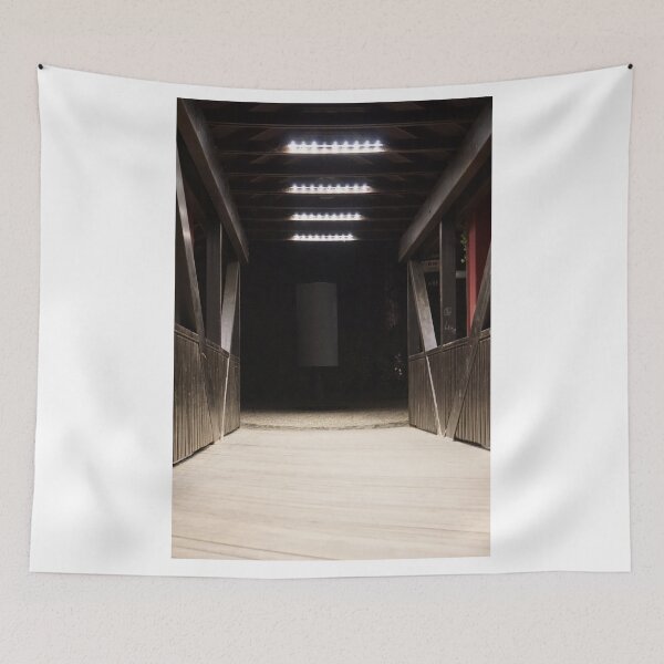 Item preview, Wooden bridge at night designed and sold by Montrepeneuer.