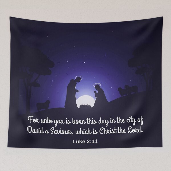 Item preview, Luke 2:11 KJV designed and sold by Caregiverology.