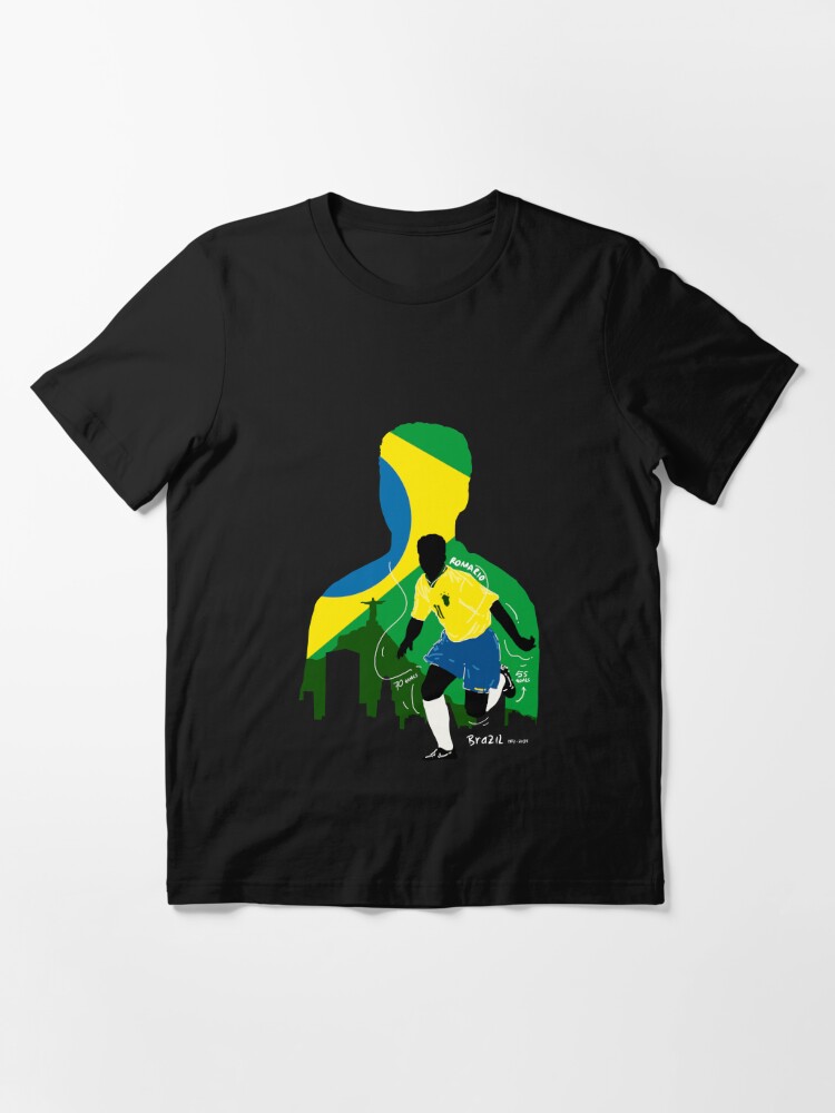 Brasil World Cup Soccer Pele 10 Unisex Tee Shirt 303