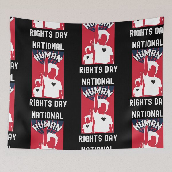 Item preview, National Human Rights Day, Encourage Human Rights designed and sold by SportyDogShop.