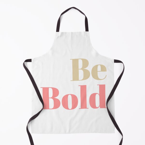 Item preview, Be Bold | Inspirational Quote in Orange and Pink designed and sold by JuneJournal.