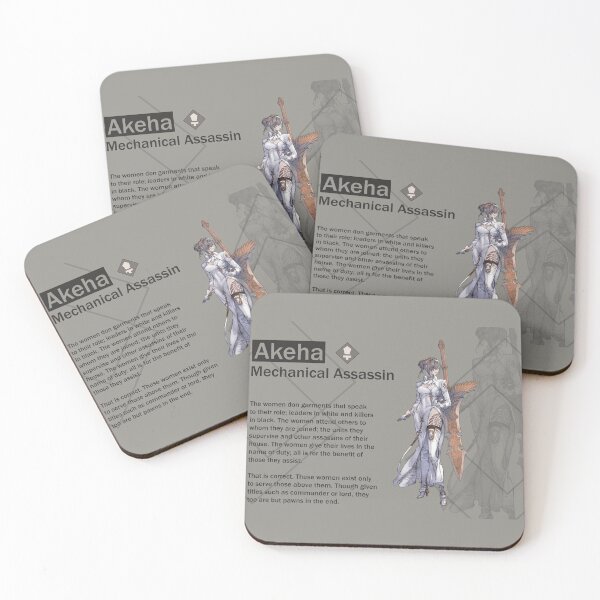 Item preview, Akeha - Mechanical Assassin (Nier Reincarnation) designed and sold by VelvetZone.