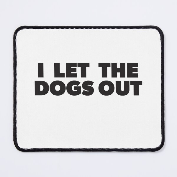 Item preview, Funny Dog Walker I Let the Dogs Out designed and sold by RoguePixel.