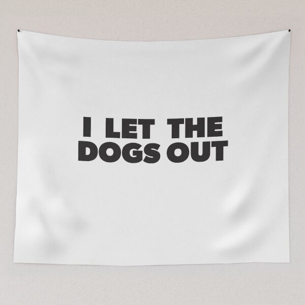 Item preview, Funny Dog Walker I Let the Dogs Out designed and sold by RoguePixel.