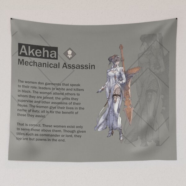 Item preview, Akeha - Mechanical Assassin (Nier Reincarnation) designed and sold by VelvetZone.