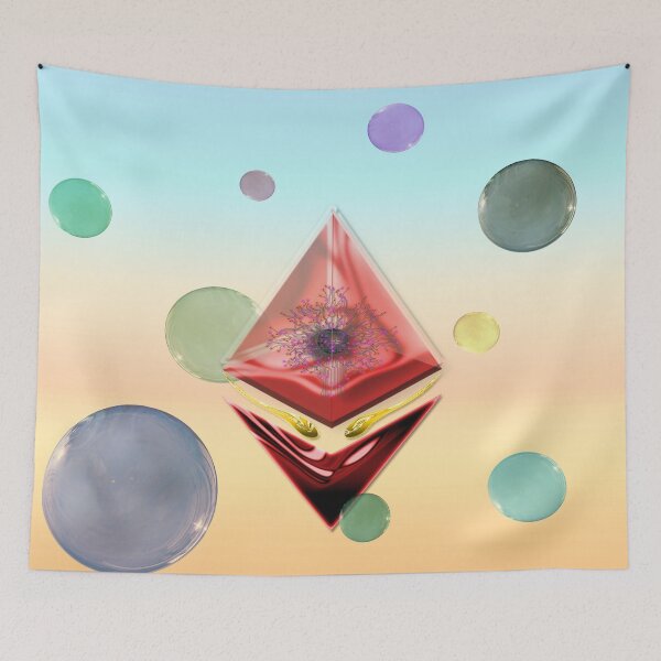Item preview, Fun Colorful Ethereum Bubbles Float designed and sold by Spirit-World.