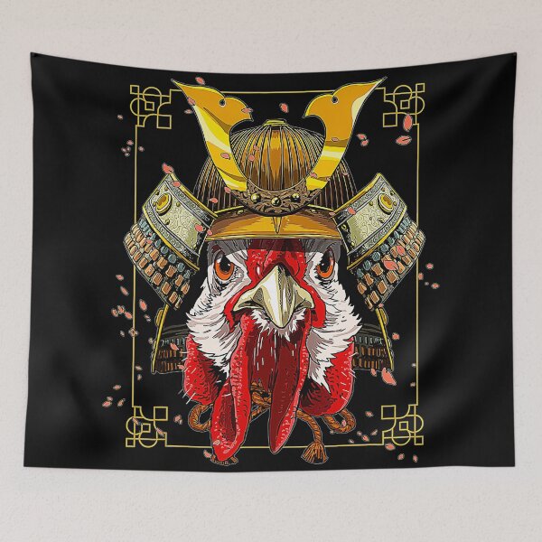 Item preview, Samurai Chicken Warrior Samurai Lovers Gift For Women Men  designed and sold by bakak1xa.