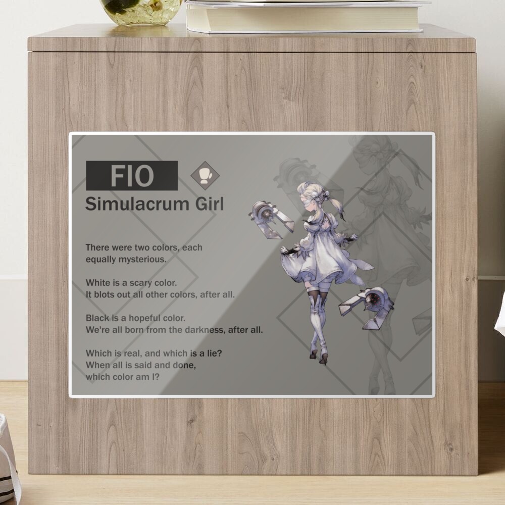 Fio - Simulacrum Girl (Nier Reincarnation) Poster by VelvetZone