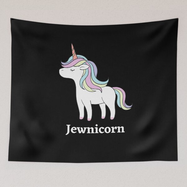 Item preview, Jewnicorn Jewish Christmas Gift designed and sold by etoog.